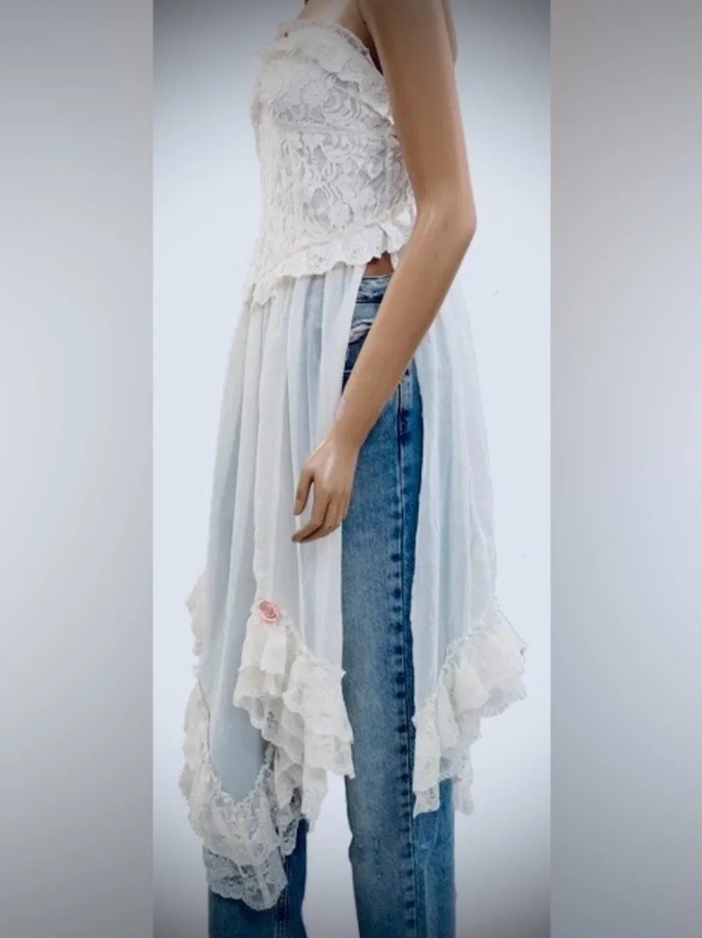 NWT!!! Free People Jocelyn Maxi Tunic Top